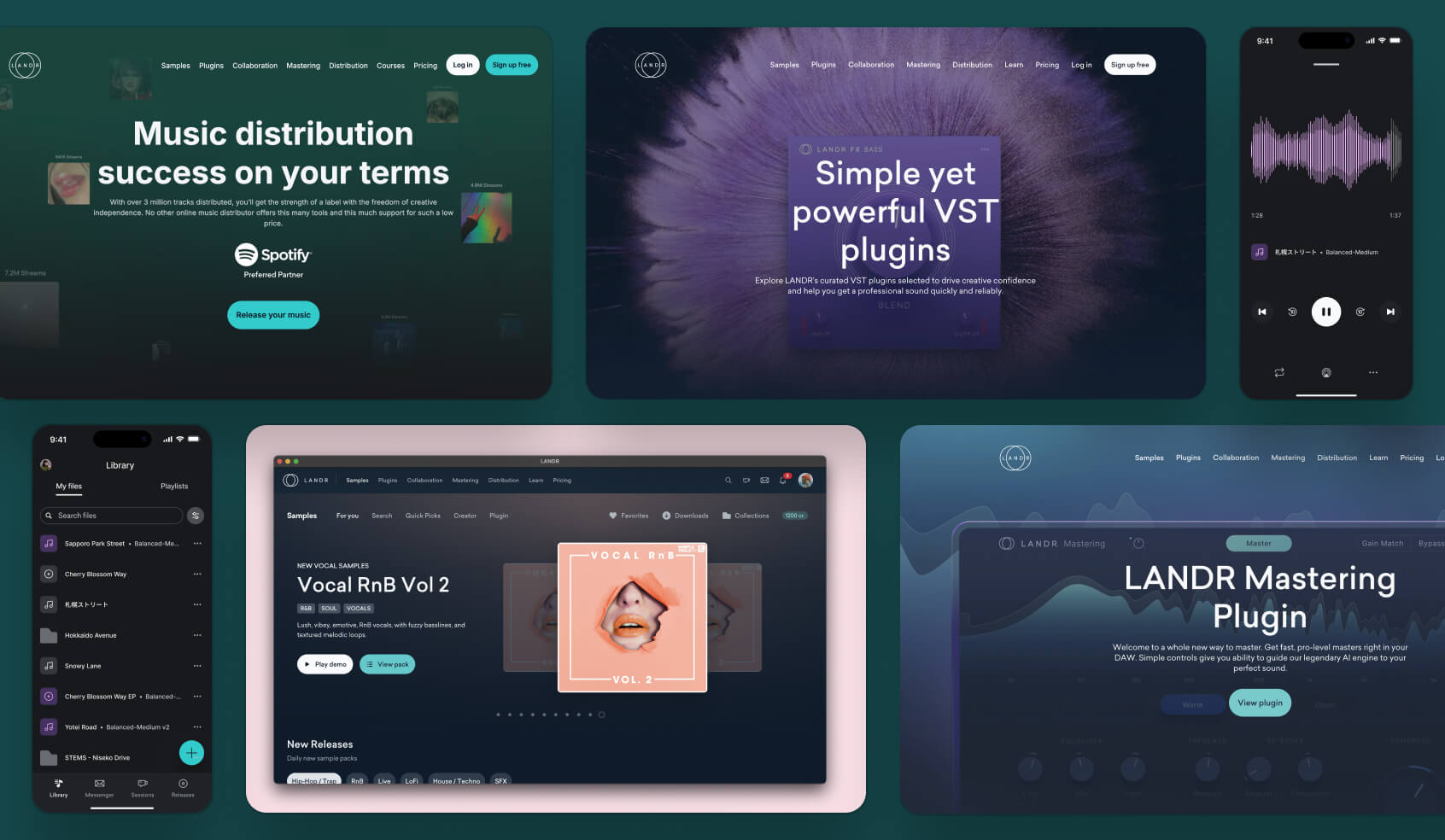 Maestro color palette preview