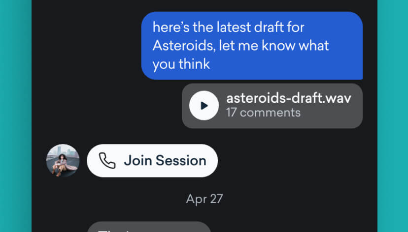 LANDR Network provider card close up